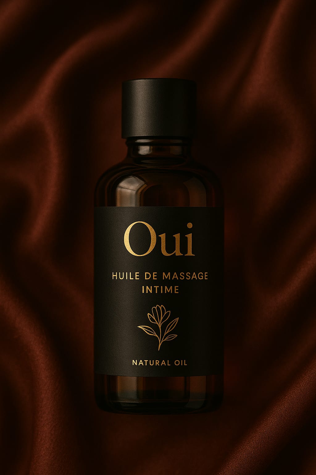 Huile de massage intime comestible